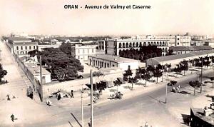 Oran - Avenue de Valmy et Caserne